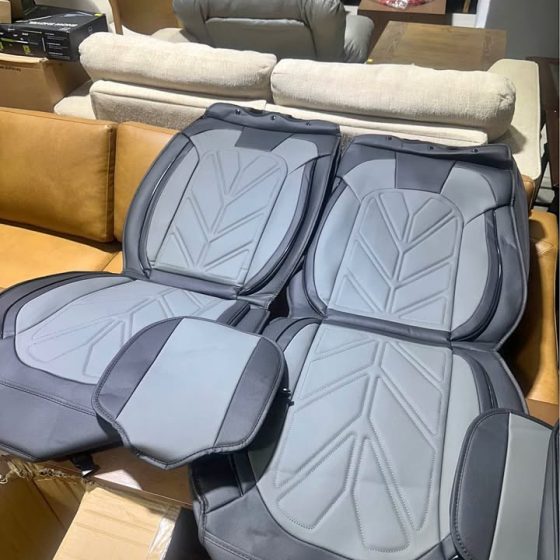 MINGBRON Grey Front Seat Covers
