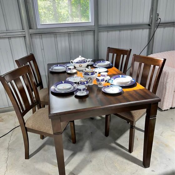 New Dining Table with Four Chairs